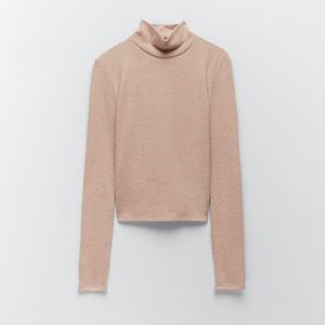 Zara | Soft High Collar Sweater Size Large